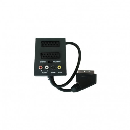 PremiumCord Adapter SCART/M-2xSCART+3xCINCH+Switch IN/OUT