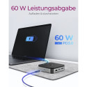Icy Box 7w1 USB4 | 2x USB3.2 Gen 2 | 1x USB-C | 1x HDMI | 1x DP | audio | PD 60W