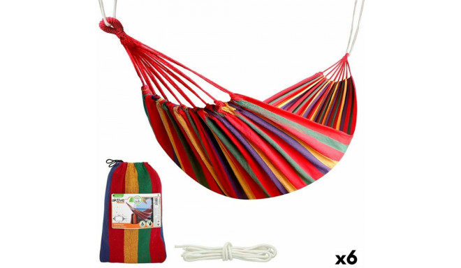 Hammock Aktive Orange 200 x 0,4 x 100 cm (6 Units)