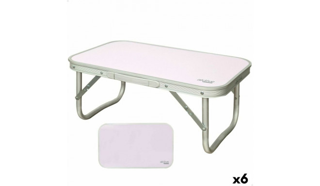 Folding Table Aktive Light mauve 56 x 24 x 34 cm (6 Units)