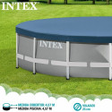 Basseini kate Intex 28032 Ø 457 cm 457 x 25 x 457 cm