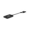 "Club3D Adapter USB-C (USB A Adapter) > 2x HDMI 4K@60Hz St/Bu"