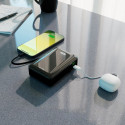 Powerbank SBS 20000 mAh 20W with built-in USB-C cable and digital display - black