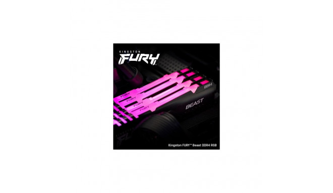Lauaarvuti mälu Kingston DDR4 2 x 16GB 3200C16 FURY Beast RGB