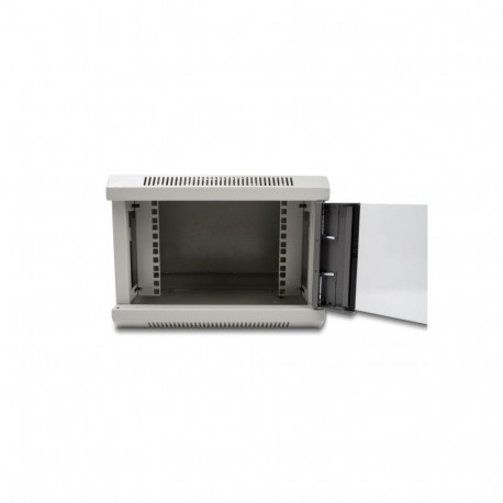 Delock 10″ Network Cabinet with glass door 4U gray