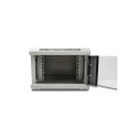Delock 10″ Network Cabinet with glass door 4U gray