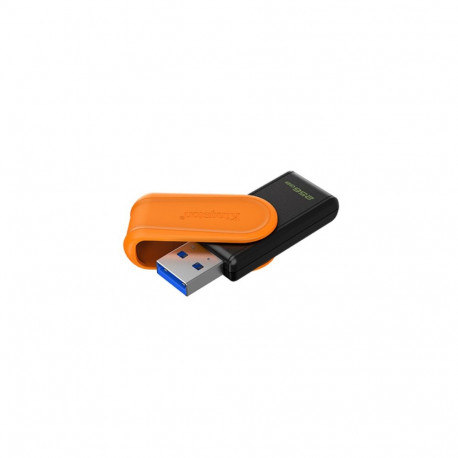 Kingston USB Flash Drive | DataTraveler Exodia S | 256 GB | USB Type-A | Black/Orange