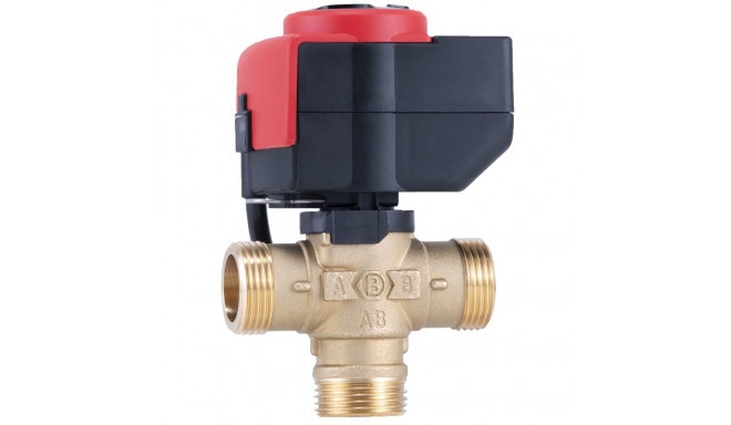 Barberi Three-way flow distribution valve DN 25 with e-drive