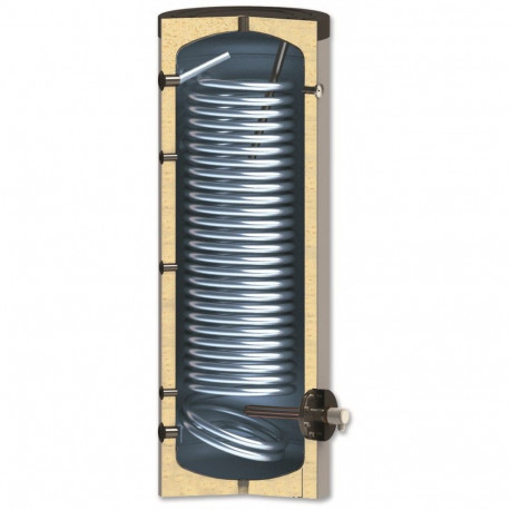 Sunsystem emailitud veeboiler 300L soojusvahetiga 3.3 m