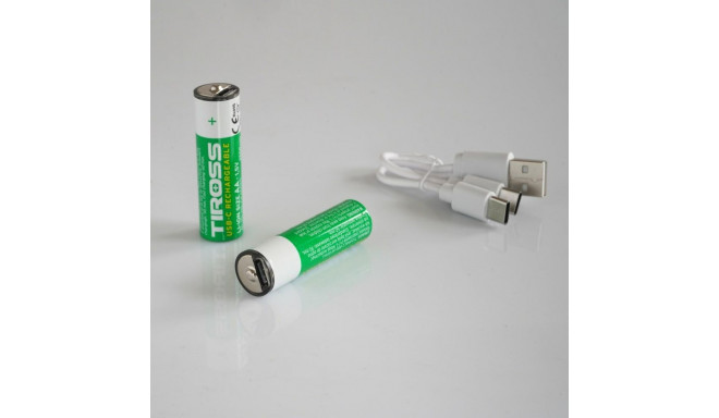TIROSS RECHARGEABLE BATTERY R6 AA 2pcs