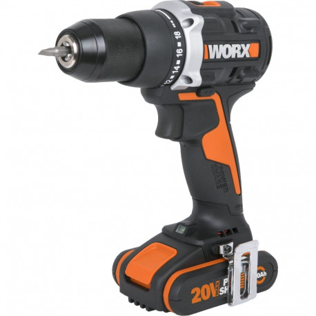 Worx WX102 20V Cordless Drill Driver 2 x 2 Ah Battery