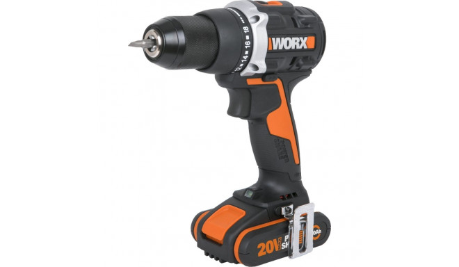 Worx WX102 20V Cordless Drill Driver 2 x 2 Ah Battery
