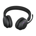 JABRA Evolve2 65 MS Stereo Kõrvaklapid on-ear Bluetooth juhtmevaba USB-A mürasummutav must Sertifits