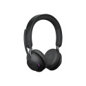 JABRA Evolve2 65 MS Stereo Kõrvaklapid on-ear Bluetooth juhtmevaba USB-A mürasummutav must Sertifits