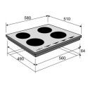 Built-in hob 2 gas + 2 ind