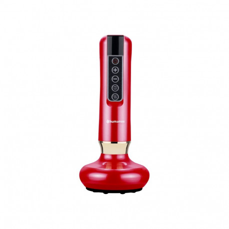 Humanas DermaSmooth Anticellulite Massager with Chinese Cupping Device Function - Red