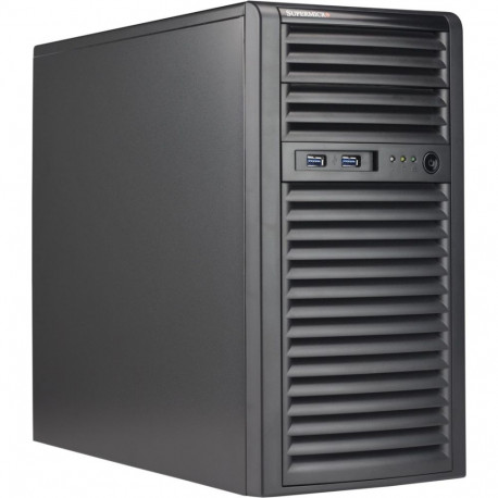 Supermicro arvutikorpus CSE-731I-404B mini-torn 400W, must