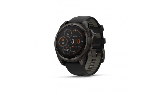 Garmin fenix 8 3.3 cm (1.3") 51 mm digitaalne 260 x 260 pikslit puuteekraan titaan Wi-Fi GPS (satell
