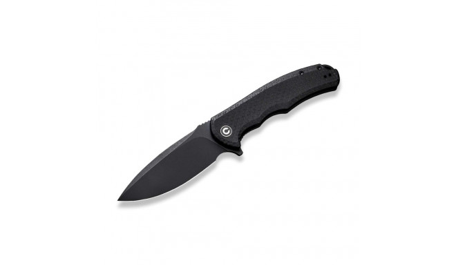 CIVIVI Praxis Knife with 9Cr18MoV Blade and Micarta Handle, All Black, Model C803G