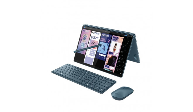 Lenovo Yoga Book 9 13IMU9 Intel Core Ultra 7 155U hübriid (2-ühes) 33,8 cm (13,3") puuteekraan 2.8K 