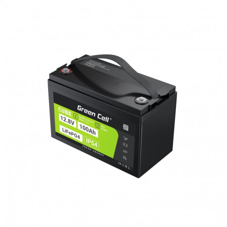 Green Cell UPSi liitiumraudfosfaataku LFPGC12V100AH LiFePO4 12.8V 100Ah