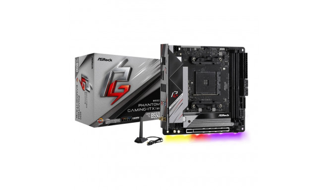 Asrock B550 Phantom Gaming-ITX/a Socket AM4 mini ITX AMD B550 emaplaat
