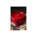 Staub Round Cast Iron Pot - 3.8 ltr, Red