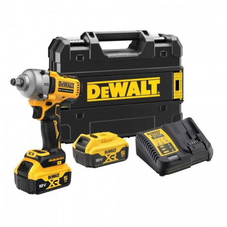 DEWALT löökmutrivõti DCF891P2T 18V 2x5Ah XR 812Nm, kollane, must