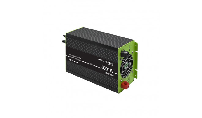 Qoltec Monolith 3-in-1 päikesepaneeli inverter AC laadimisega | MPPT | UPS | ATS | 2000W | 4000W | 1