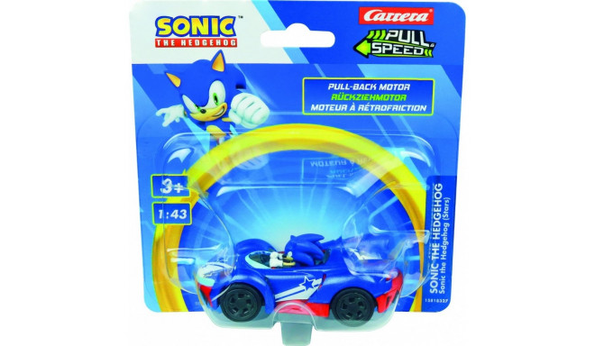 Pojazd Pull & Speed (pull-back) Sonic - Team Sonic Racing Stars
