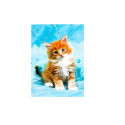 Diamond mosaic - Ginger kitten