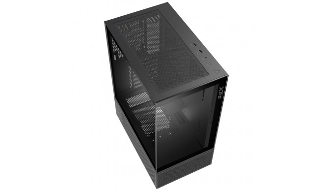 Computer Case - XPG Invader X Mini Compact Mid-Tower Case - Black