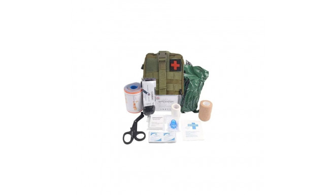 First Aid Kit - HELBO Depan HEL002 13 Items Case Green
