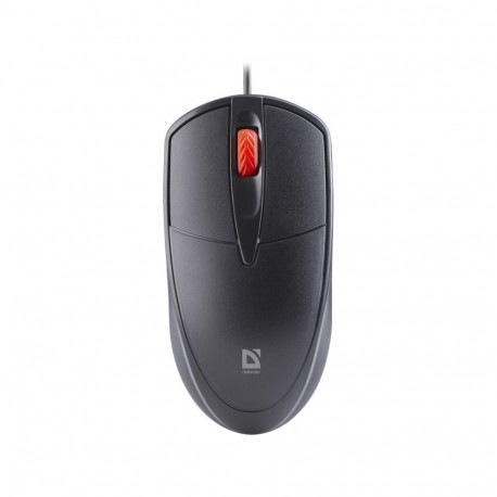 Computer Mouse - Defender MB-057 Optical 1000 DPI Silent Click Black