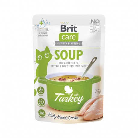 Cat Treat - BRIT Care Soup Turkey 75g
