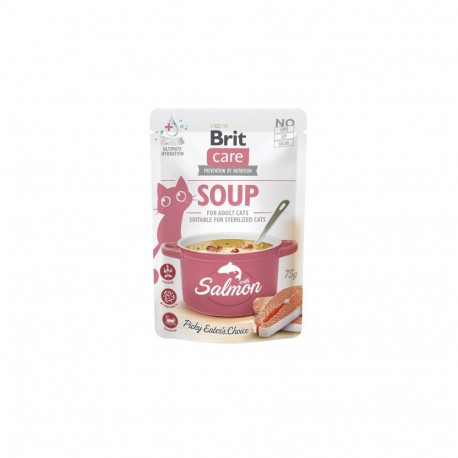 Cat Treat - BRIT Care Soup Salmon 75g