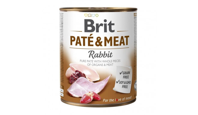 Dog Food - BRIT PATÉ & MEAT Rabbit 800 g