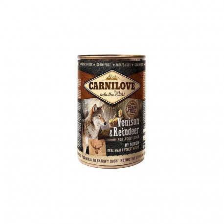 Dog Food - CARNILOVE Into the Wild Venison & Reindeer Wet Dog Food 400 g