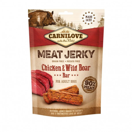 Dog Snack - CARNILOVE MEAT JERKY Chicken & Wild Boar 100 g