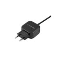 Charger - Qoltec 50190 17W 3.4A USB & USB Type C Black