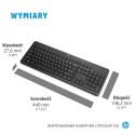 Wireless Keyboard and Mouse Combo - HP 230 1600 DPI White