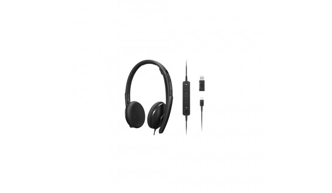 Headphones - Lenovo Wired USB Type-C Headset with Noise-Canceling Microphone, 137 g, 20 - 20,000 Hz,