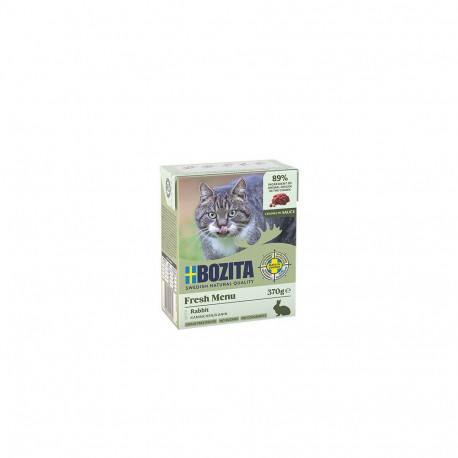 Cat Food - BOZITA Rabbit in Sauce Wet Cat Food 370g for Mature Cats