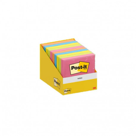 Märkmepaber iseliimuv POST-IT 654 assortii,76x76mm (pakis 100l.)