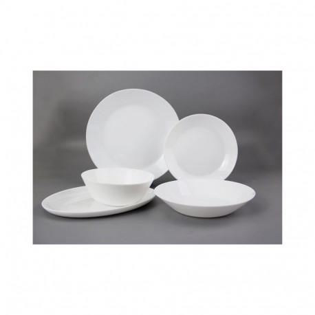 PLATE FLAT 17.8CM WHITE