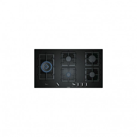 Bosch Serie 6 PPS9A6B90 hob Black Built-in 90 cm Gas 5 zone(s)