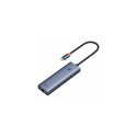 Baseus UltraJoy 6-Port Wired USB 3.2 Gen 1 (3.1 Gen 1) Type-C Grey