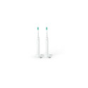 Philips 3000 series 3100 series HX3675/13 2-pack sonic electric toothbrushes - white