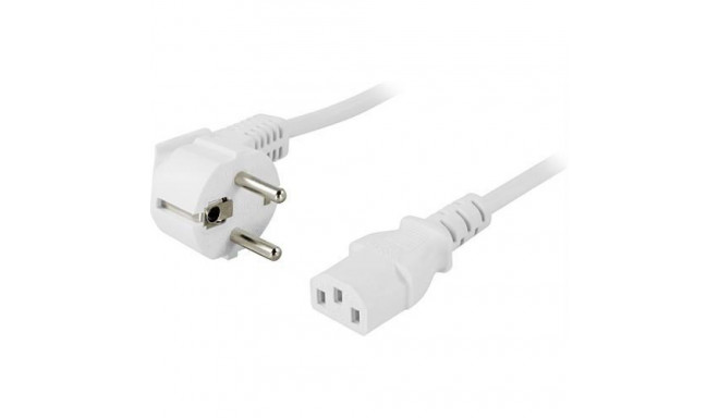 Deltaco DEL-111V power cable White 5 m CEE7/7 IEC C13