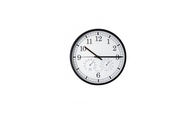 Platinet PZTW Wall clock with hygrometer and thermometer 30cm